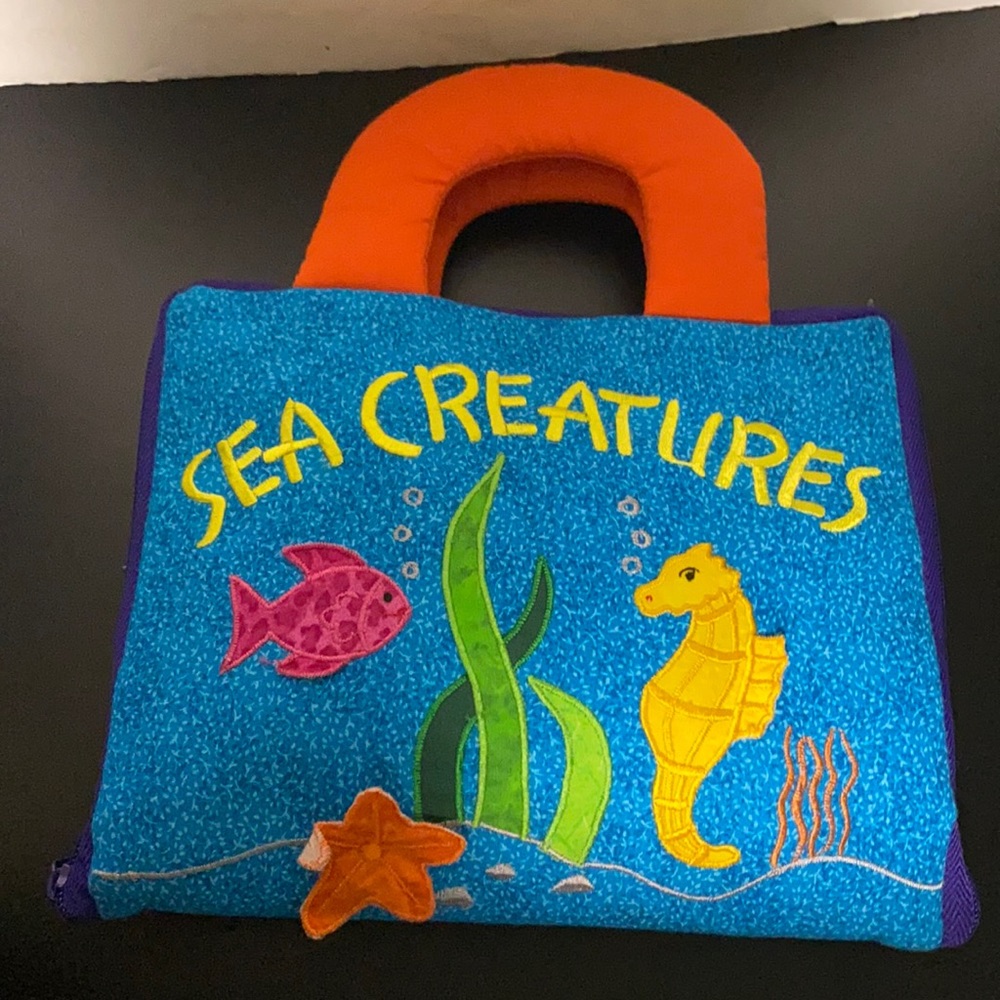 Soft Cloth Book - Sea Creatures